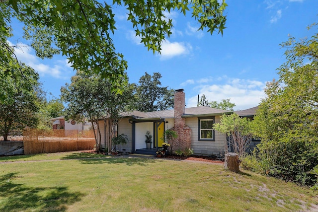 2040 Sonoma St, Redding, CA 96001 - back of property featuring a chimney