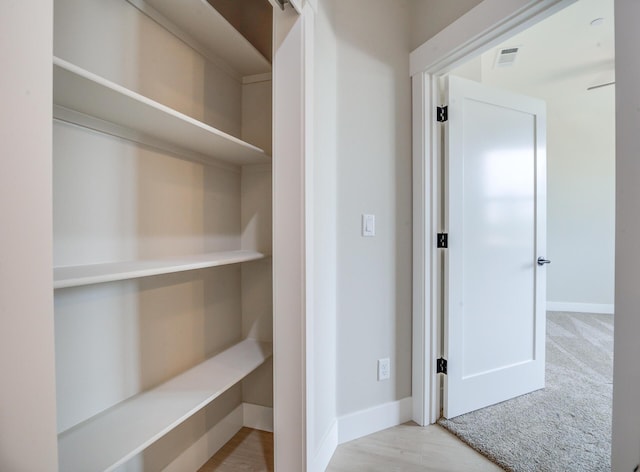 19450 Vista Del Monte Ct, Redding, CA 96003 - hall with baseboards and wood finished floors