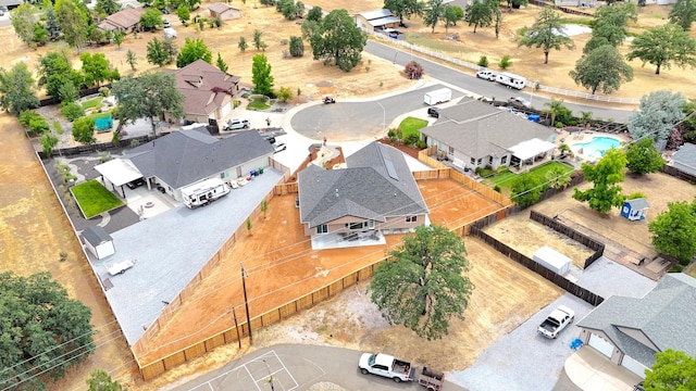 19450 Vista Del Monte Ct, Redding, CA 96003 - aerial view of residential area with a pool area