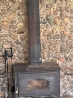 1637 Green St, Redding, CA 96002 - detailed view of a wood stove