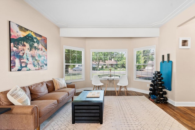 4676 Dandelion Dr, Redding, CA 96002 - living room with wood finished floors and baseboards