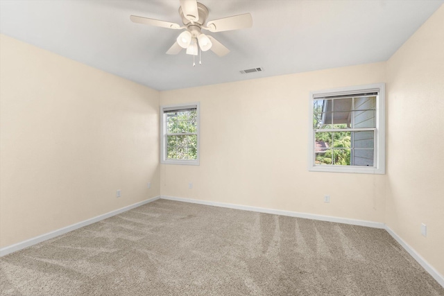 4676 Dandelion Dr, Redding, CA 96002 - unfurnished room featuring carpet and a ceiling fan