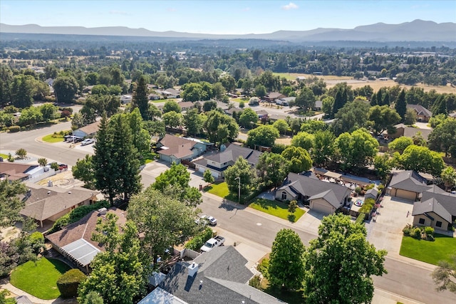 4676 Dandelion Dr, Redding, CA 96002 - aerial view of residential area featuring mountains