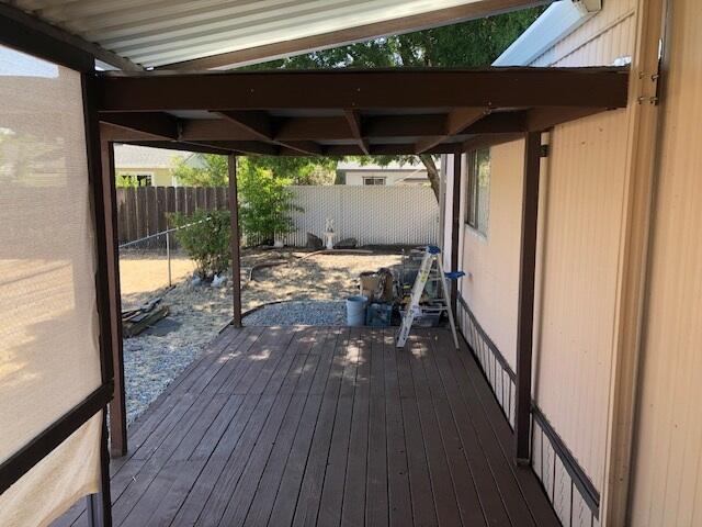 1064 Eagle Nest Rd, Redding, CA 96003 - view of deck