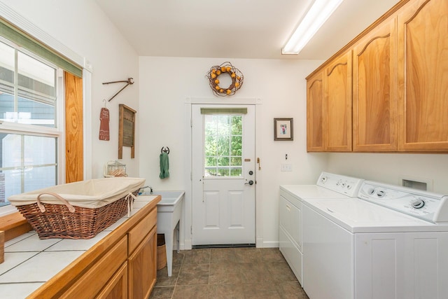 100 Eleanore Ln, Trinity Center, CA 96091 - laundry area featuring separate washer and dryer and cabinet space