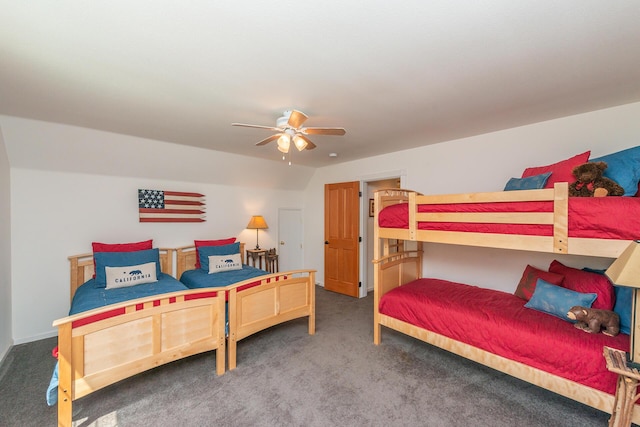 100 Eleanore Ln, Trinity Center, CA 96091 - bedroom with carpet flooring and a ceiling fan