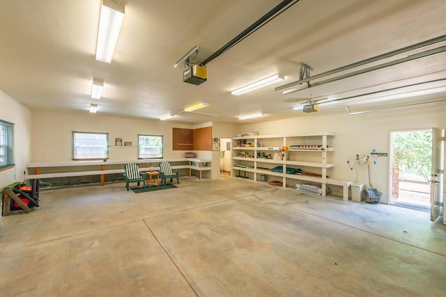 100 Eleanore Ln, Trinity Center, CA 96091 - garage featuring a garage door opener