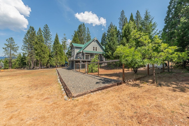 100 Eleanore Ln, Trinity Center, CA 96091 - view of yard