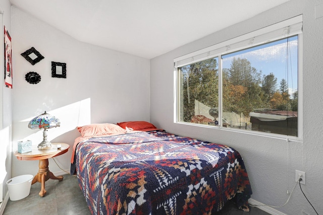 3055 Ryan Ln, Redding, CA 96003 - bedroom with baseboards and vaulted ceiling