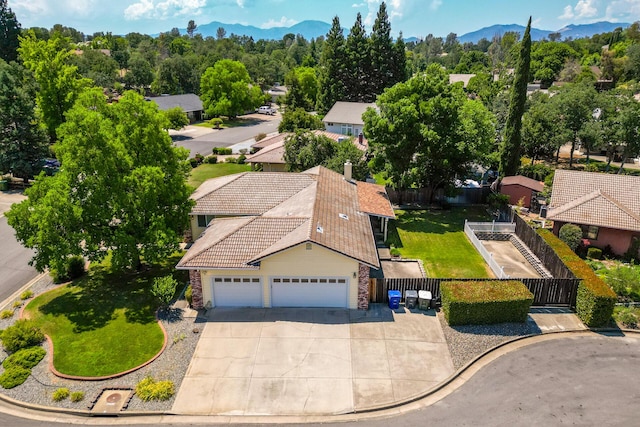 676 Country Oak Dr, Redding, CA 96003 - view of subject property with a mountainous background