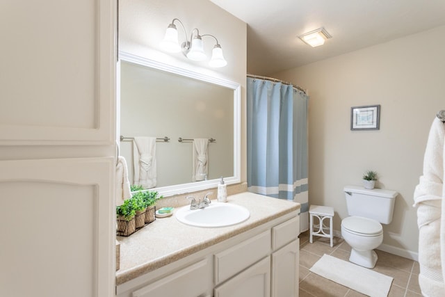 676 Country Oak Dr, Redding, CA 96003 - full bathroom with vanity and tile patterned flooring
