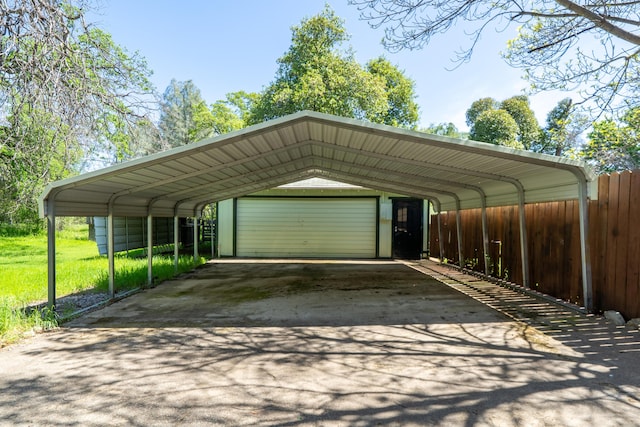 1440 Oakdale Ln, Redding, CA 96002 - view of car parking with a garage