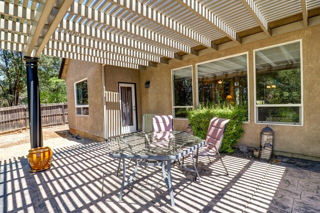 1835 Dellwood Dr, Redding, CA 96003 - view of patio / terrace with a pergola