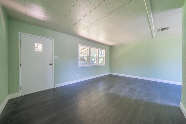 1430 Oakdale Ln, Redding, CA 96003 - empty room featuring dark wood-type flooring and baseboards