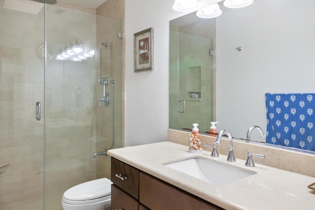 2834 Aspen Glow Ln, Redding, CA 96001 - full bathroom featuring vanity and a stall shower