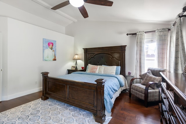 2834 Aspen Glow Ln, Redding, CA 96001 - bedroom featuring wood finished floors and ceiling fan