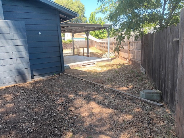 1354 Harpole Rd, Redding, CA 96002 - fenced backyard with a deck