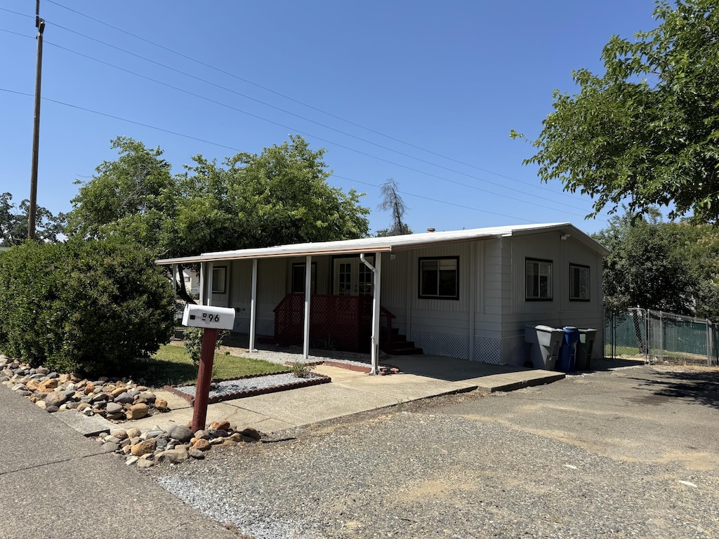 896 July Way, Redding, CA 96003 - view of front of home featuring a carport
