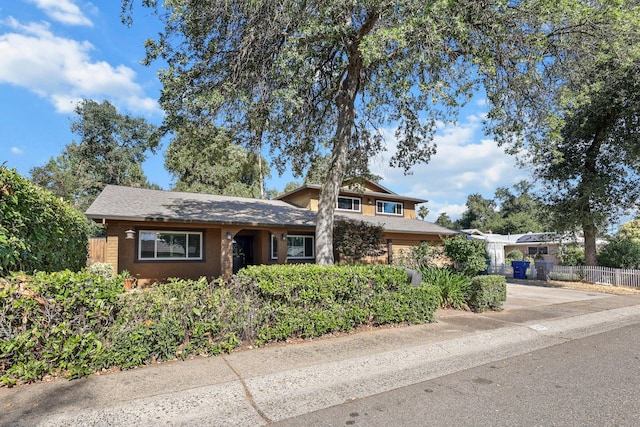 3428 Adams Ln, Redding, CA 96002 - view of front of home featuring concrete driveway