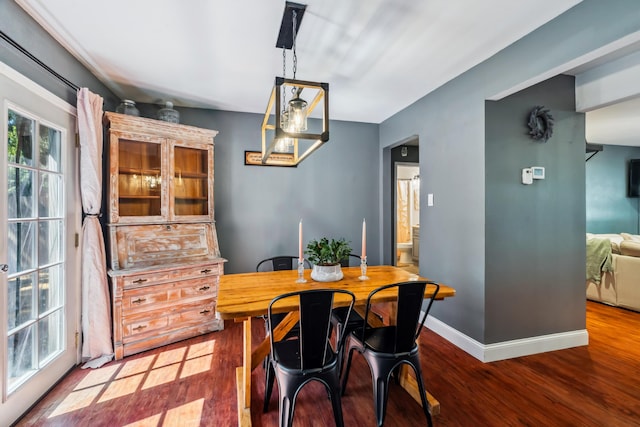 2623 Freebridge St, Redding, CA 96001 - dining space featuring wood finished floors and a desk