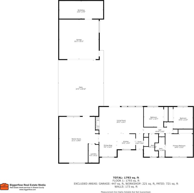 2912 Squire Ave, Redding, CA 96002 - view of property floor plan