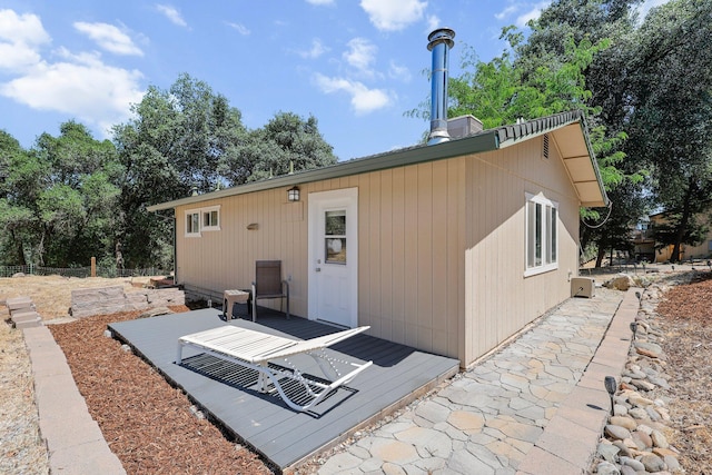 6949 Rector Creek Rd, Igo, CA 96047 - rear view of property with a deck