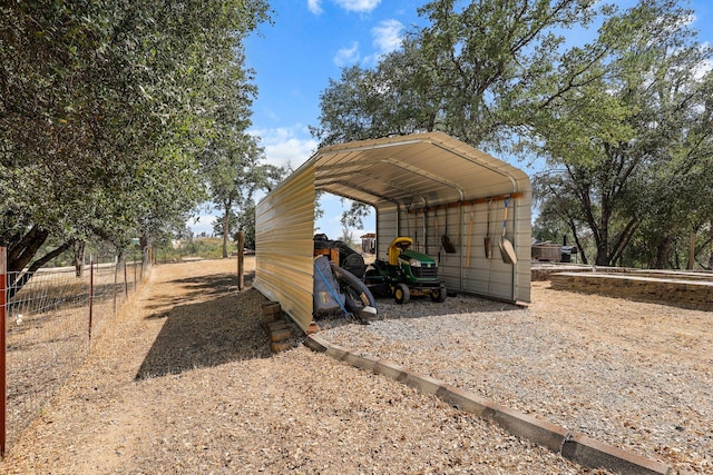 6949 Rector Creek Rd, Igo, CA 96047 - view of vehicle parking with a detached carport