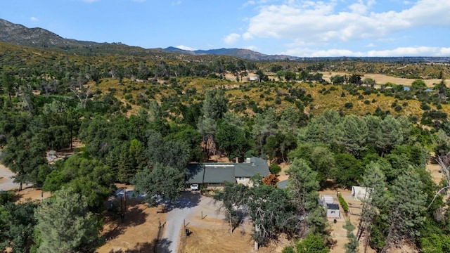 6949 Rector Creek Rd, Igo, CA 96047 - aerial overview of property's location featuring a mountain backdrop and a forest