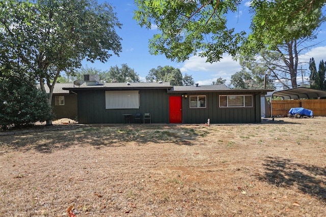 20106 Bonita Way, Redding, CA 96002 - view of front facade featuring a detached carport and board and batten siding