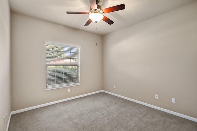 3526 Humbug Dr, Anderson, CA 96007 - carpeted spare room featuring ceiling fan and baseboards