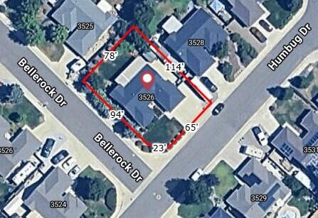 3526 Humbug Dr, Anderson, CA 96007 - map / location with property parcel outlined