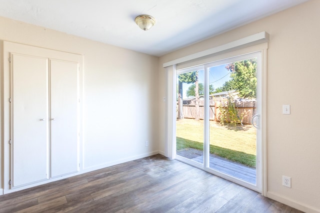 3252 Daisy St, Anderson, CA 96007 - unfurnished dining area featuring wood finished floors and baseboards