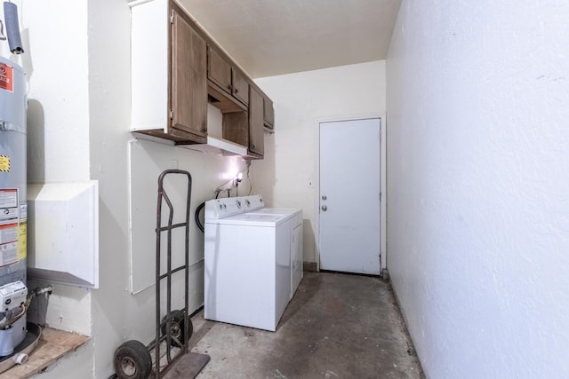 3252 Daisy St, Anderson, CA 96007 - washroom with cabinet space, independent washer and dryer, and water heater
