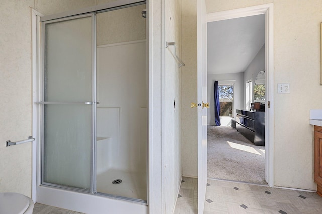 3287 Yolla Bolly Rd, Igo, CA 96047 - full bathroom with vanity and a shower stall
