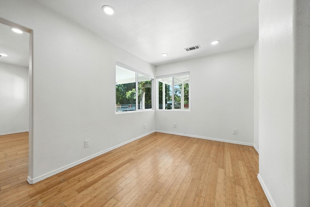 3351 Nicolet Ln, Redding, CA 96001 - empty room with light wood finished floors and recessed lighting