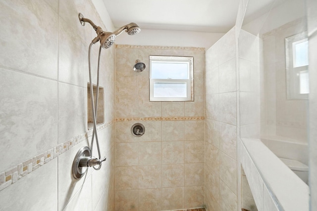 3351 Nicolet Ln, Redding, CA 96001 - bathroom with tiled shower and plenty of natural light