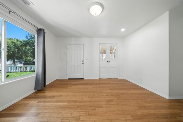 3351 Nicolet Ln, Redding, CA 96001 - entrance foyer featuring light wood finished floors and recessed lighting