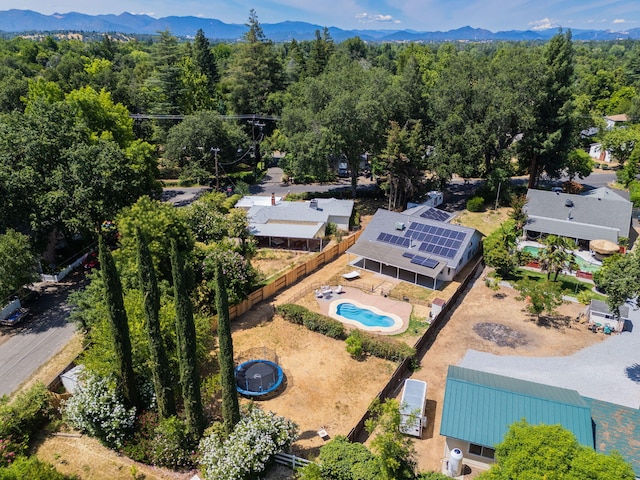 3385 Pioneer Ln, Redding, CA 96001 - drone / aerial view of a mountain backdrop