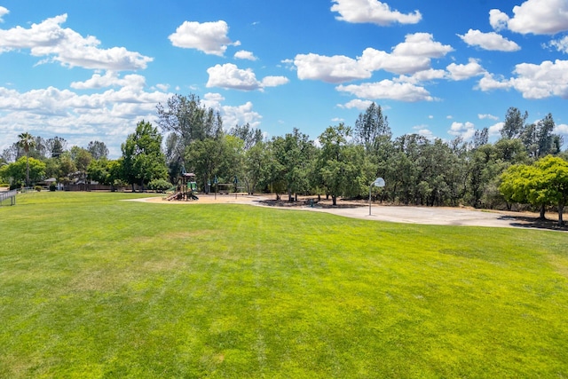 2773 Crystal Tree Dr, Redding, CA 96001 - view of property's community featuring a lawn and view of scattered trees