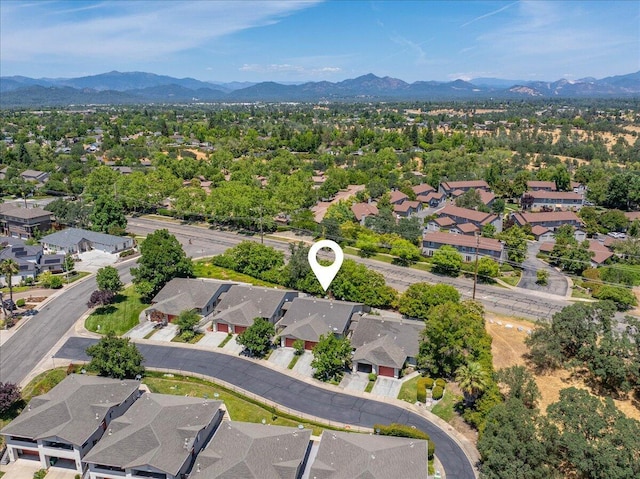 732 Stonebriar Trl, Redding, CA 96003 - aerial perspective of suburban area featuring mountains