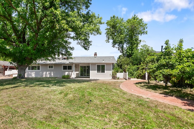 4135 Oro St, Redding, CA 96001 - back of house with a chimney