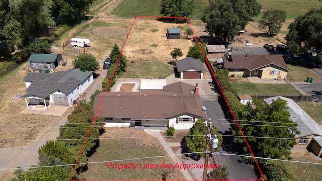 5858 Deschutes Rd, Anderson, CA 96007 - view of rural area featuring property boundaries highlighted