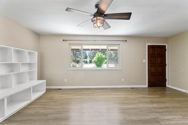 5858 Deschutes Rd, Anderson, CA 96007 - spare room with ceiling fan and light wood finished floors