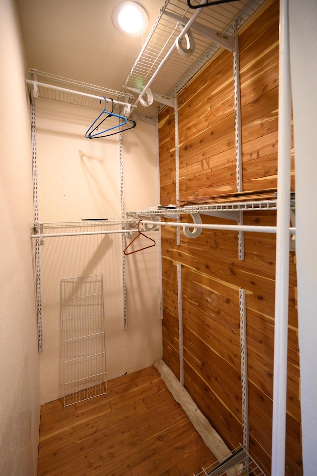 290 Mountain View Dr, Lewiston, CA 96052 - spacious closet featuring hardwood / wood-style floors