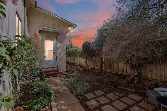 21552157 Butte St, Redding, CA 96003 - yard at dusk featuring entry steps