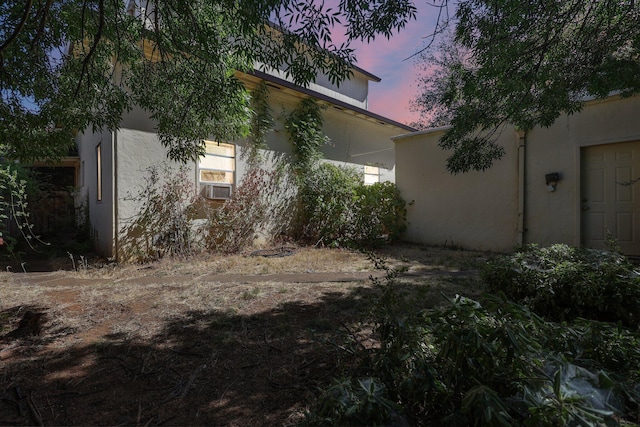 21552157 Butte St, Redding, CA 96003 - yard at dusk with cooling unit