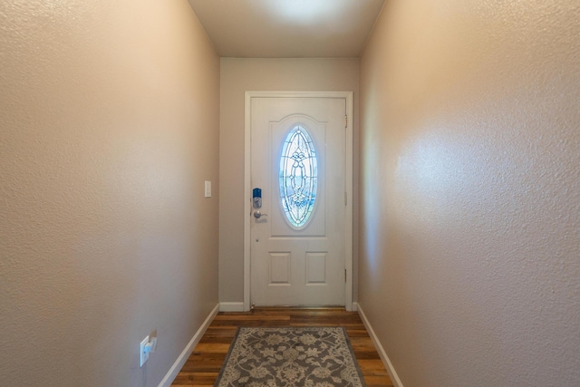 3388 Oak St, Anderson, CA 96007 - doorway with dark wood-type flooring