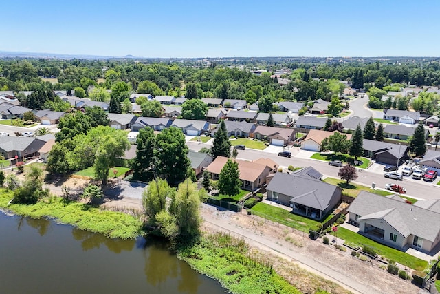 3388 Oak St, Anderson, CA 96007 - aerial view of residential area with a nearby body of water