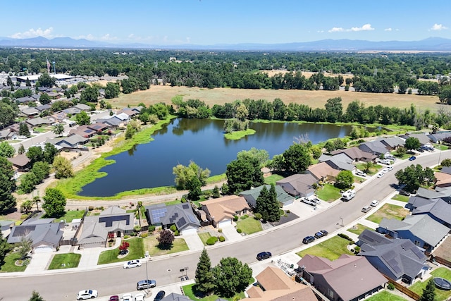 3388 Oak St, Anderson, CA 96007 - aerial view of residential area with a water and mountain view