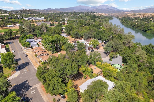 678 W St, Redding, CA 96001 - bird's eye view of a water and mountain view